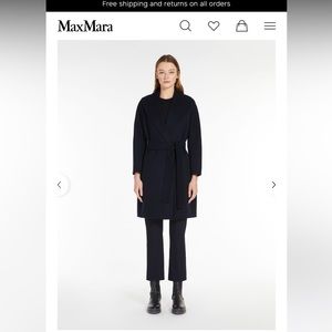 S MaxMara Messi Wool Coat